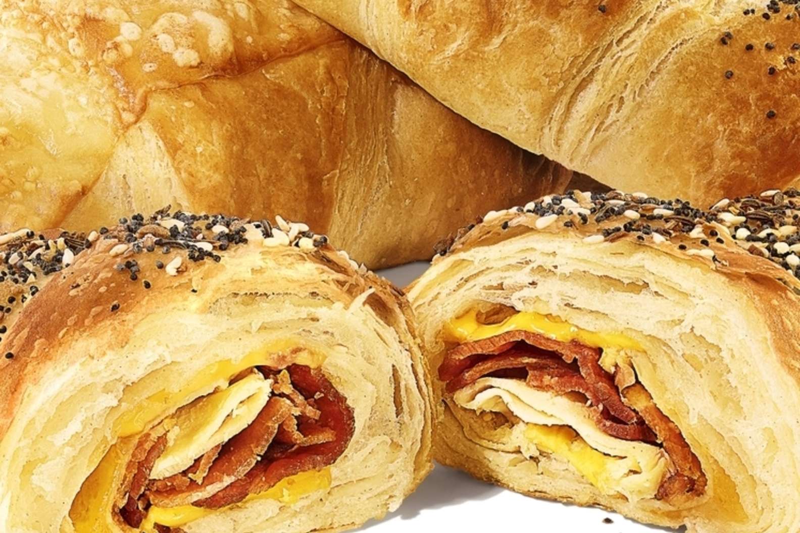 dunkin' stuffed croissant