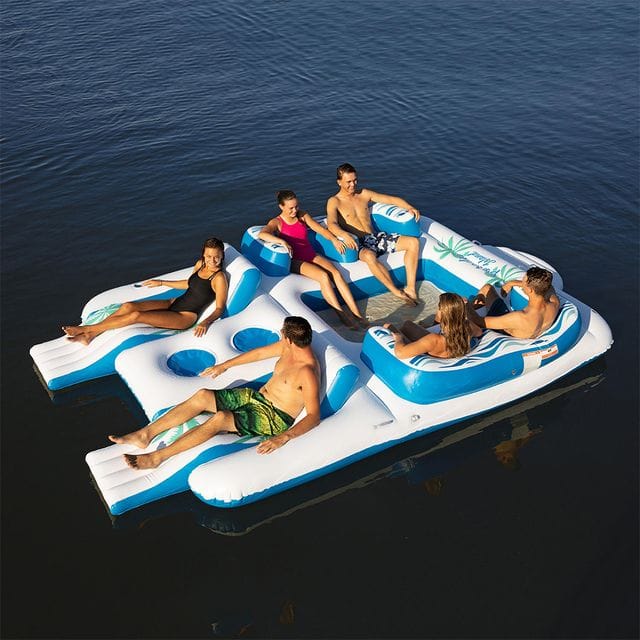 inflatable floating island