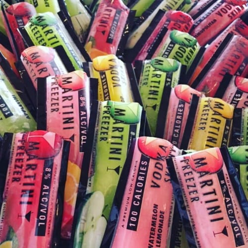 vodka martini freeze pops