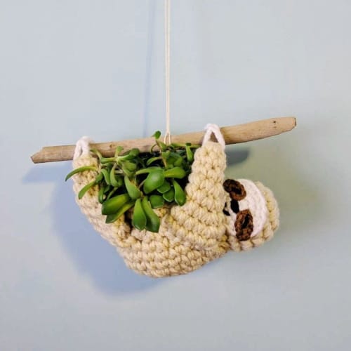 sloth planter