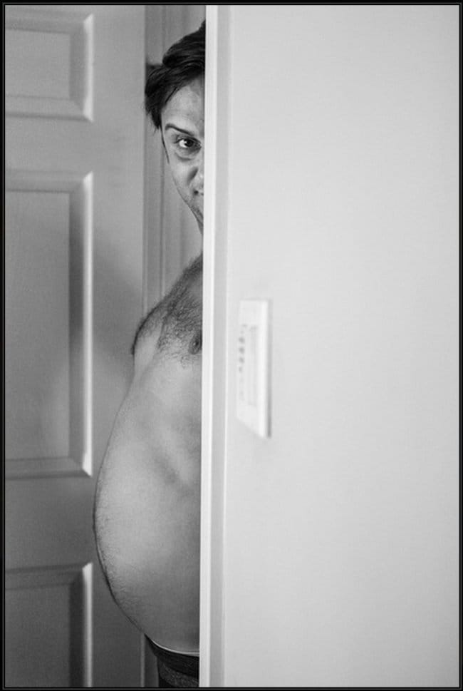 man-ternity photoshoot