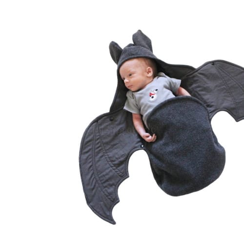 bat swaddling blanket