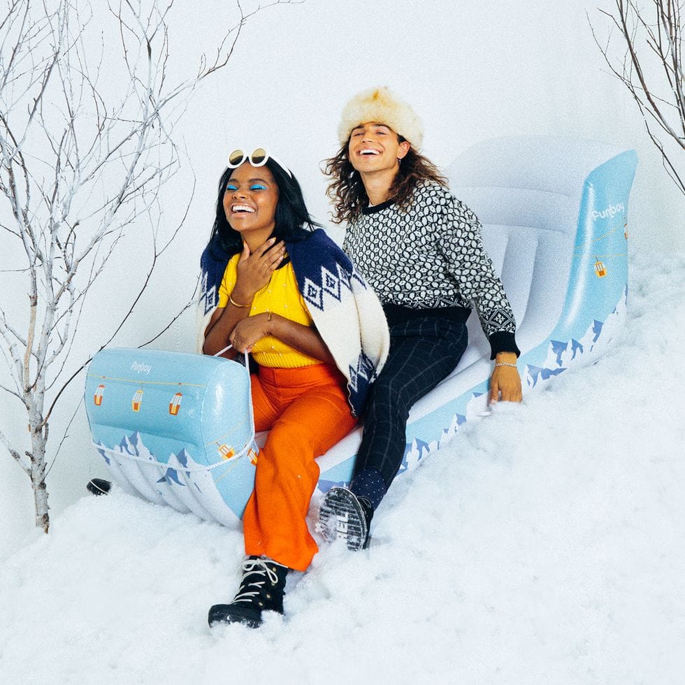 inflatable sleigh