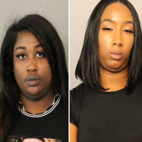 mugshot two black women