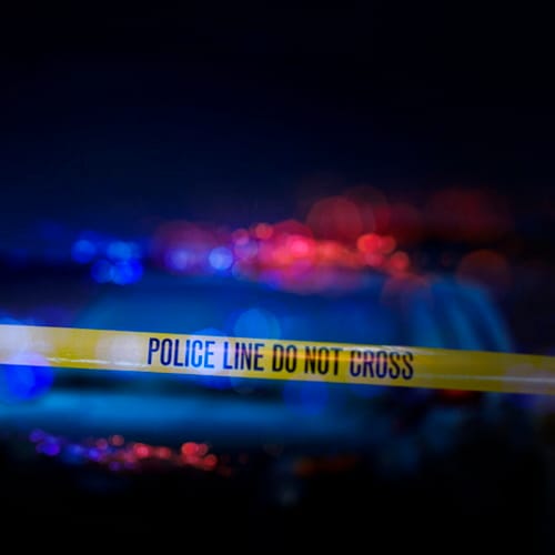 police cordon tape