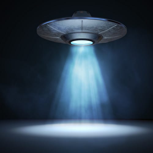 An alien spaceship.