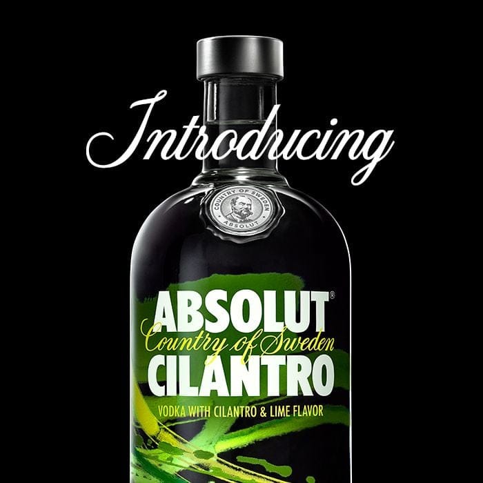 absolut cilantro