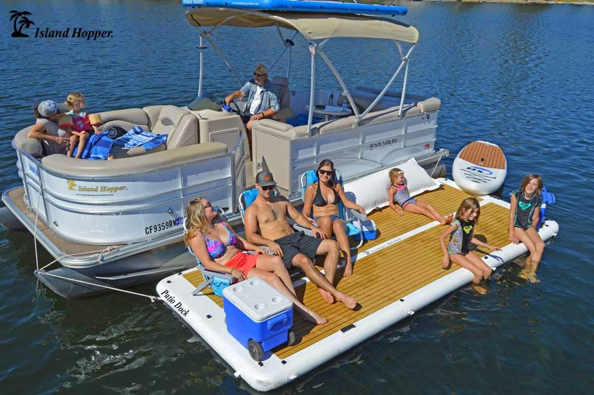inflatable patio dock