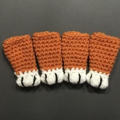 cat paw chair socks