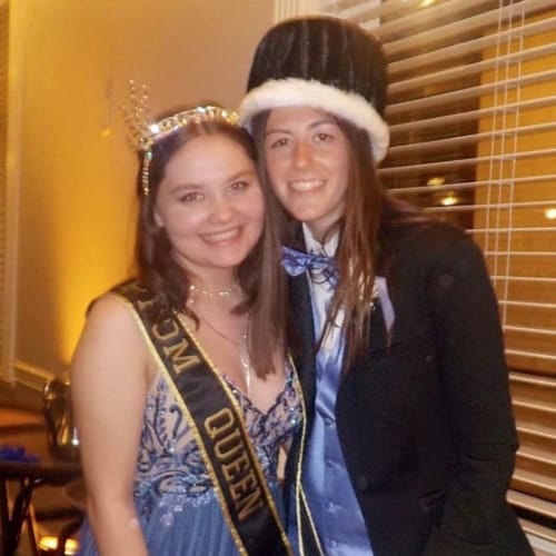 lesbian couple prom king queen