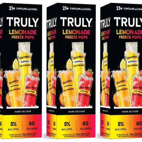 truly hard seltzer freeze pops