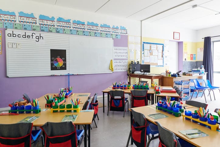 elementary school classroom
