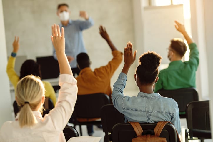 students in classroom
