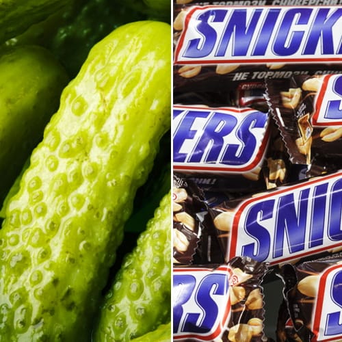 ‘Snickles’ Are The Latest Food Trend That Combines Pickles And Snickers Bars