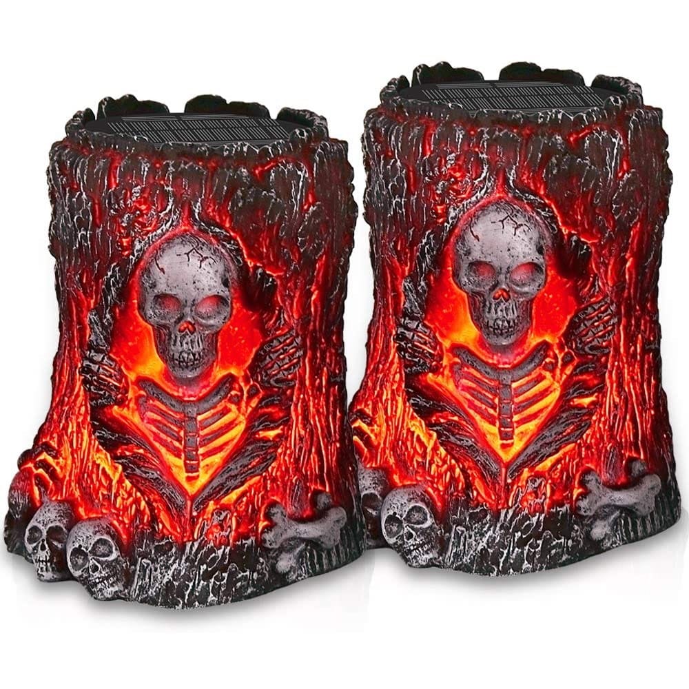 flickering skulls