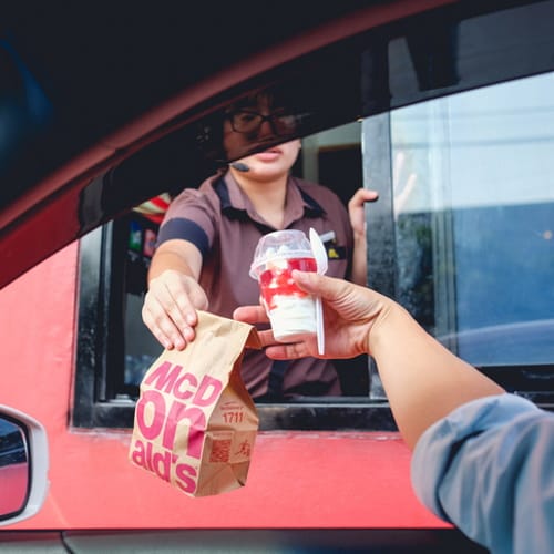 mcdonald's drive through