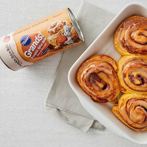 pillsbury pumpkin spice rolls