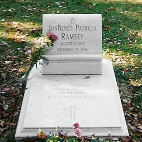 jonbenet ramsey grave