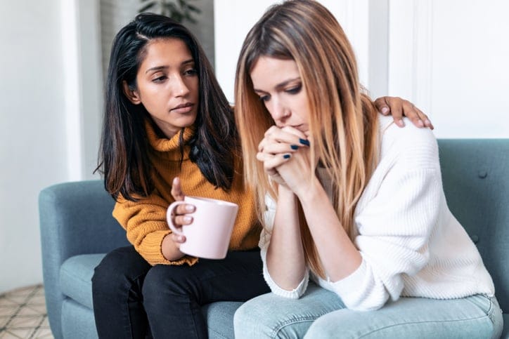 how to support a friend going through a breakup