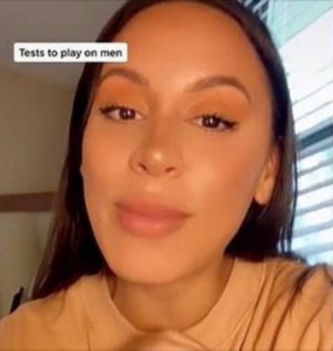 woman on tiktok