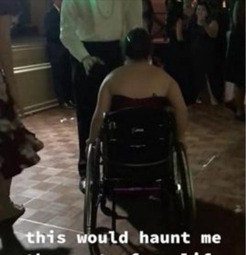 lady in wheelchair