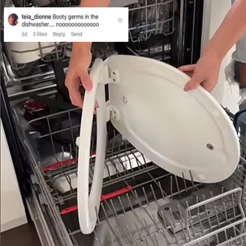 toilet seat dishwasher