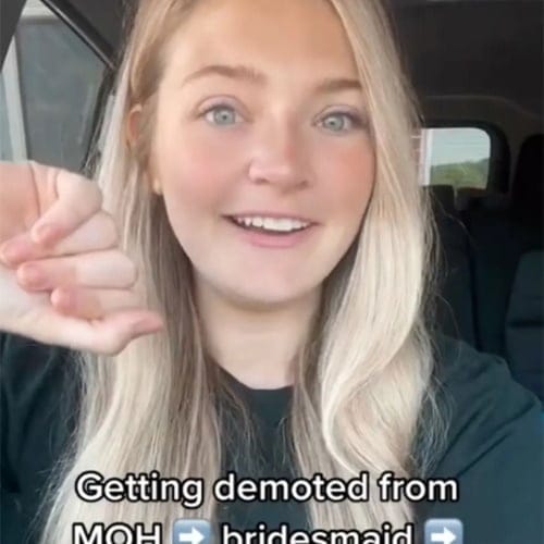 maid of honor banned