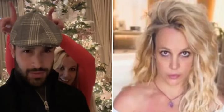 britney spears sam asghari instagram