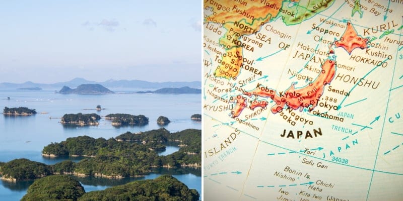 japan unknown islands map