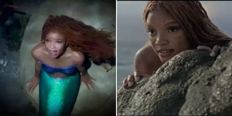 halle bailey little mermaid trailer