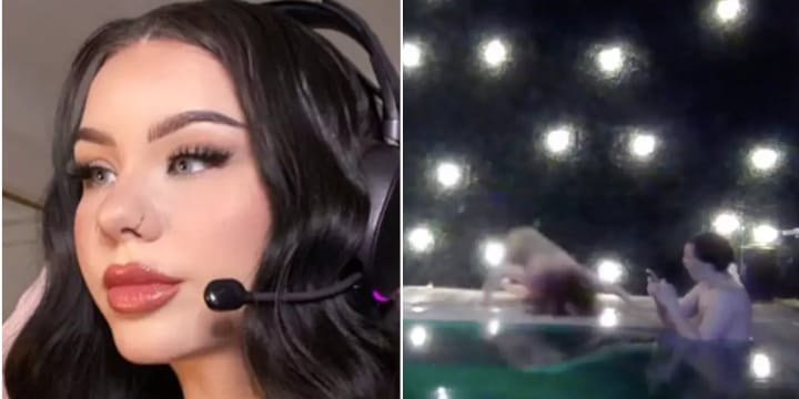 madi hunni twitch livestream pool