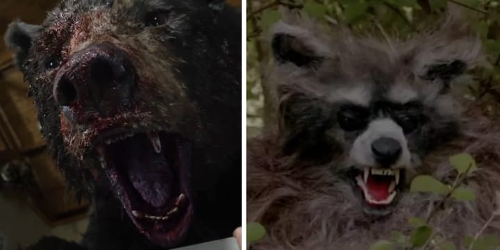 cocaine bear crackcoon screencaps