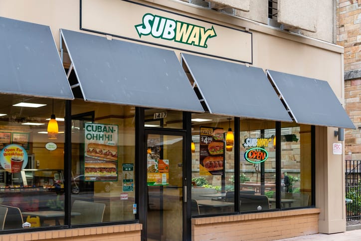 subway sandwich store frontage ohio