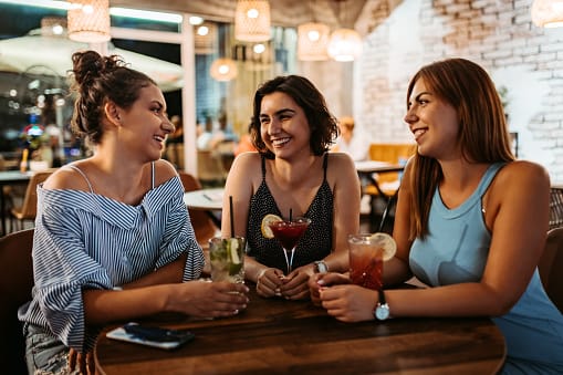 friends having a night out