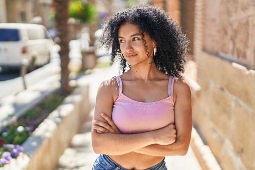 stubborn woman crossed arms