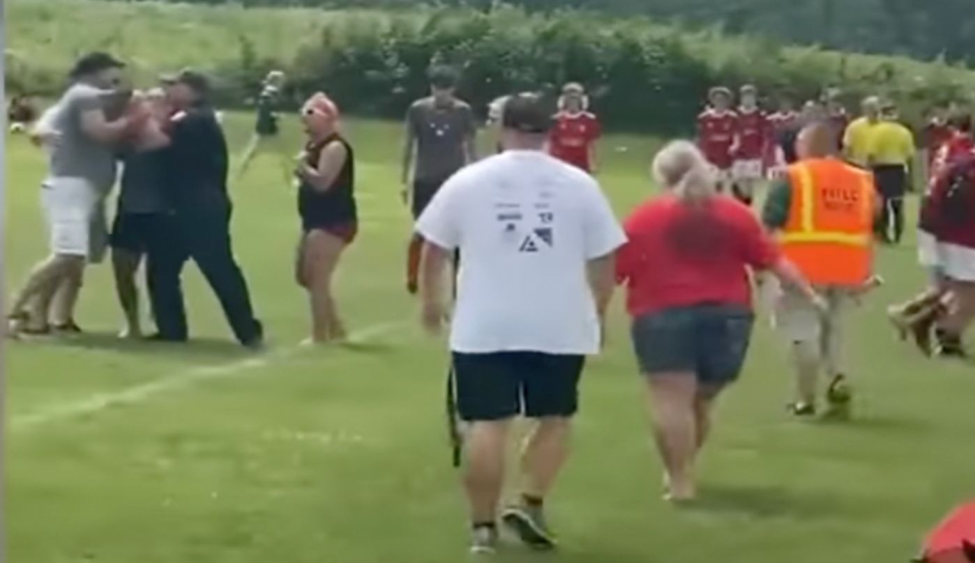 rude parents at sports game