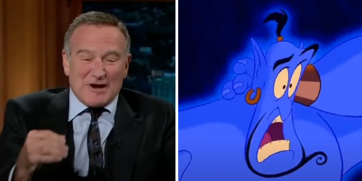 robin williams genie in aladdin