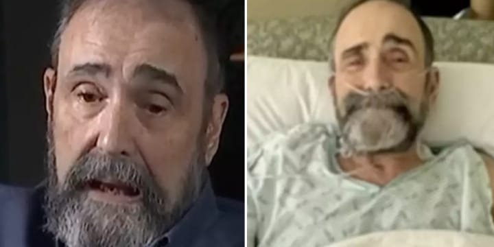 George Piano in hospital