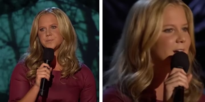 amy schumer doing standup performance
