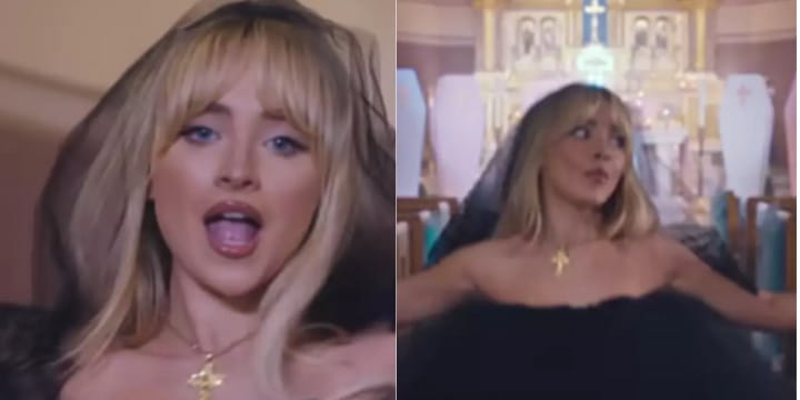 sabrina carpenter feather video