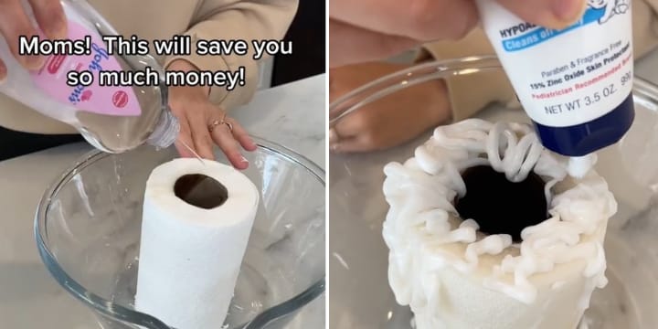 homemade baby wipes tiktok