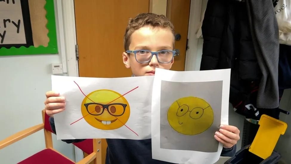 teddy nerd glasses emoji