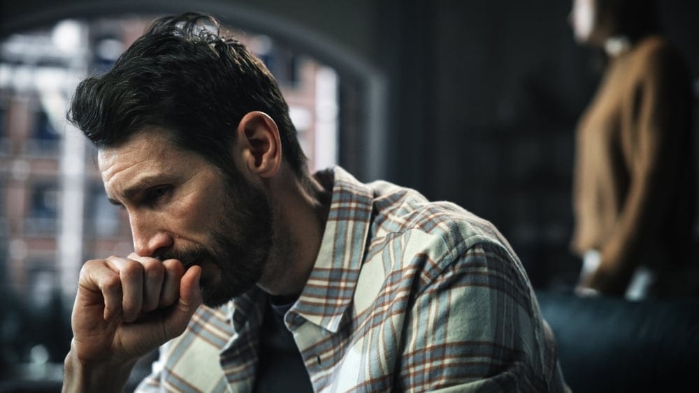 Man feeling sad.