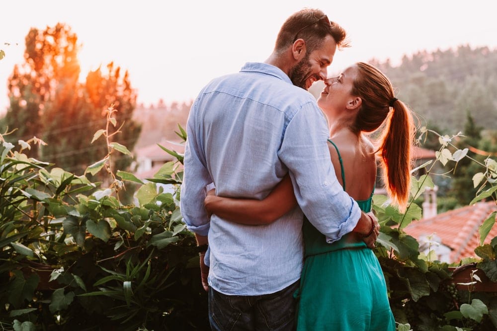 Young couple in love.