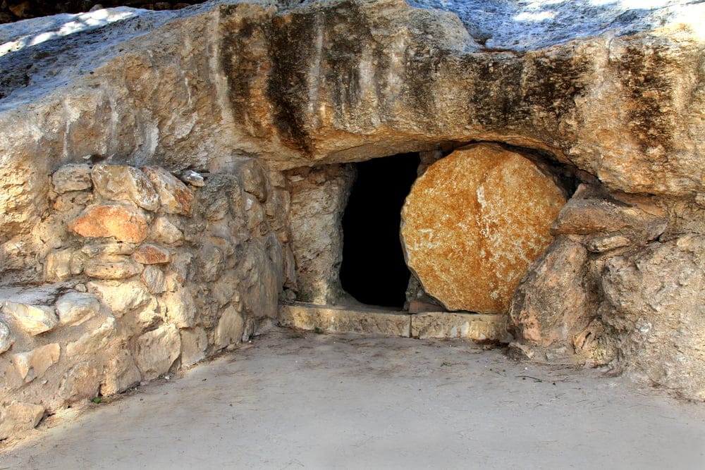 The Tomb of Jesus in Israel.