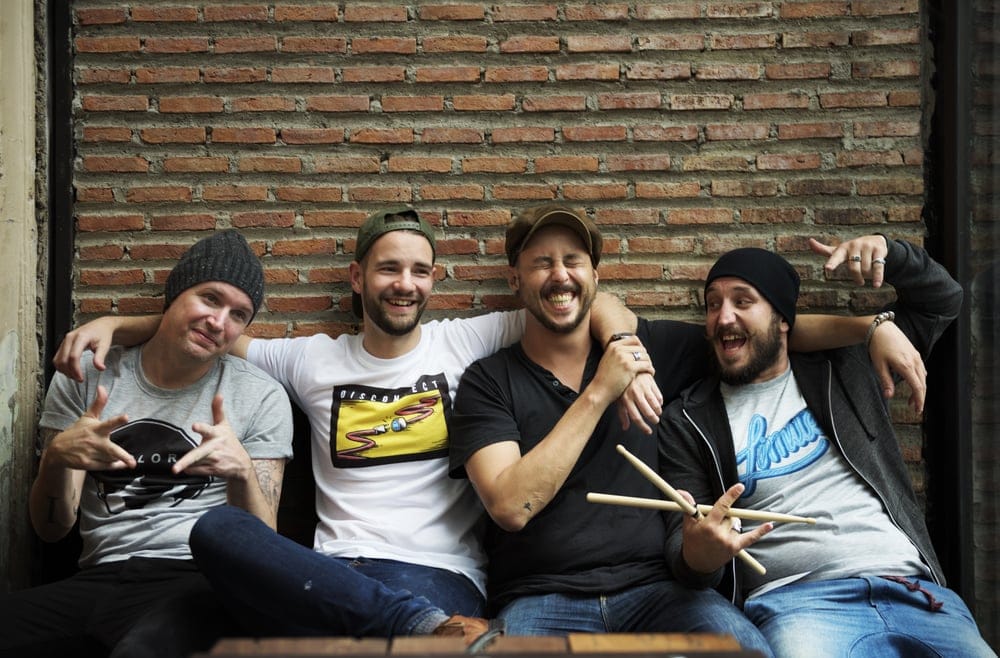 Group of male friends.