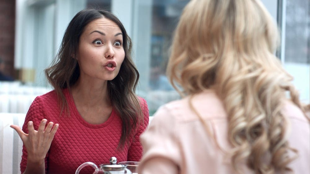 Two,Young,Women,Argue,In,Cafe