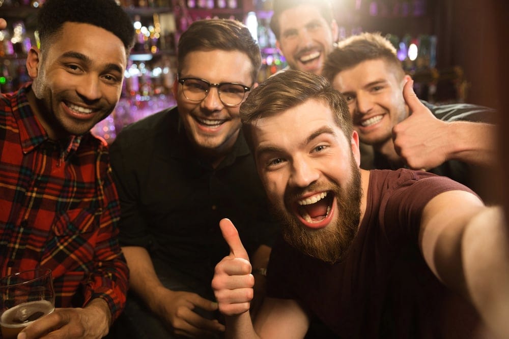 Group of friends enjoying one another's company.