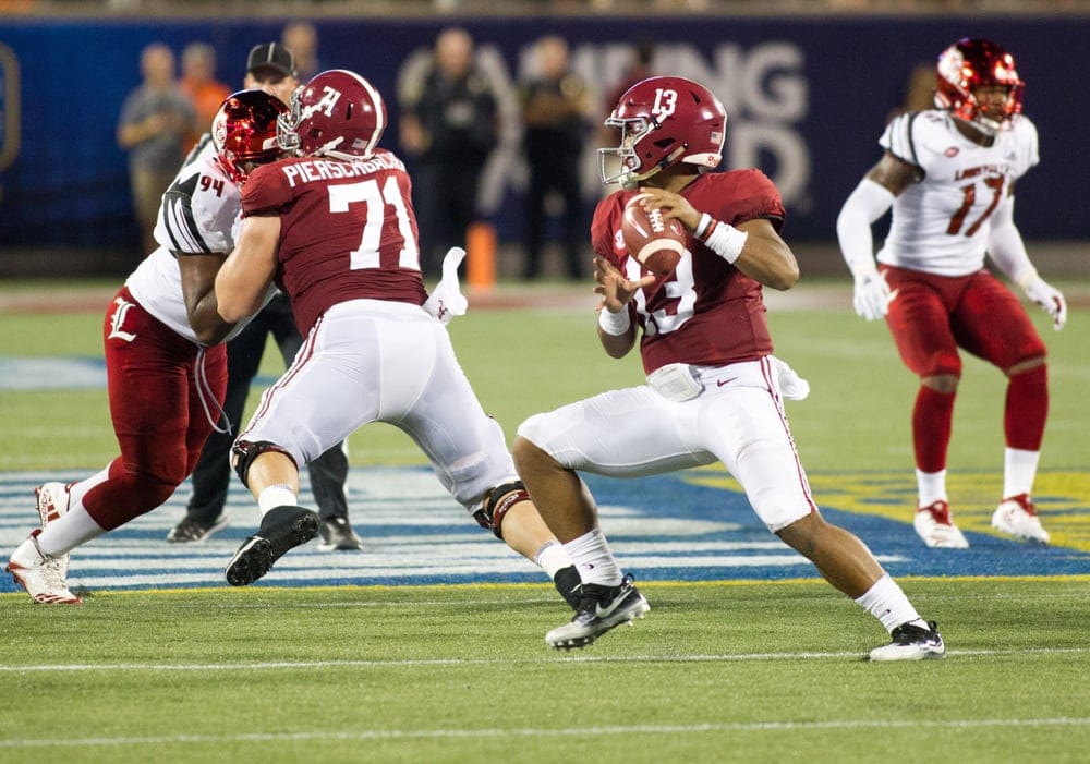 A college football game.