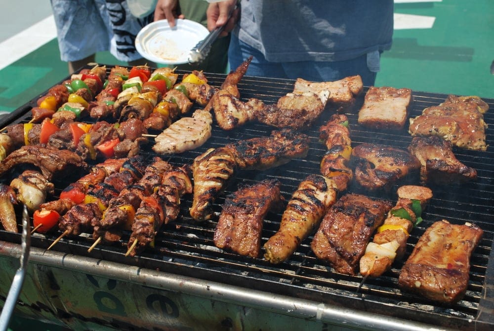 A delicious BBQ on the grill.
